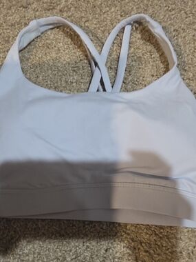 Lululemon Energy Bra White - Size 8